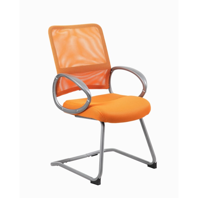 Boss Mesh Back Pewter Guest Chair