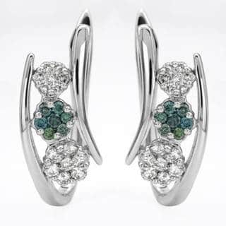 Earrings with 1.2ct TW Diamonds in 14K White Gold   Shopping