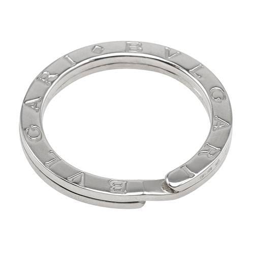 bvlgari silver key ring