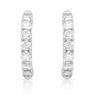 Earrings with 0.65ct TW Diamonds of White Gold   Shopping