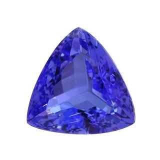 Genuine Tanzanite 4.09ct Trillion-cut 10.4 x 10.4mm