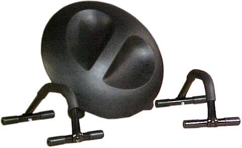 Black Ultimate Fitness Object Ergonomic Foam/Steel Workout Accessory