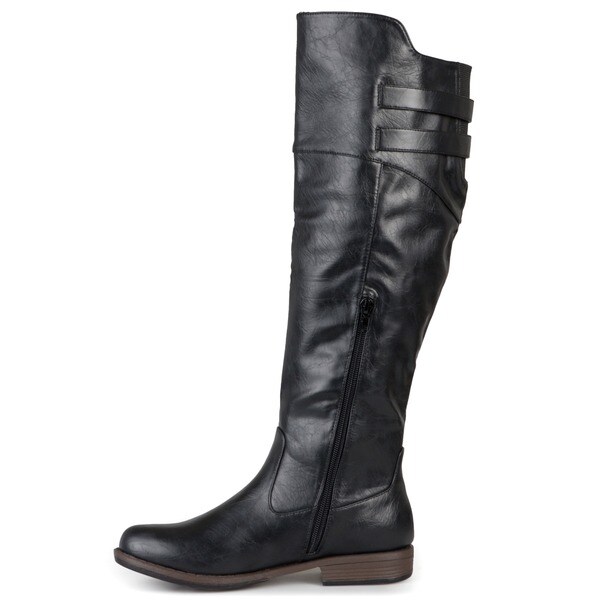 journee collection tori knee high riding boots wide calf