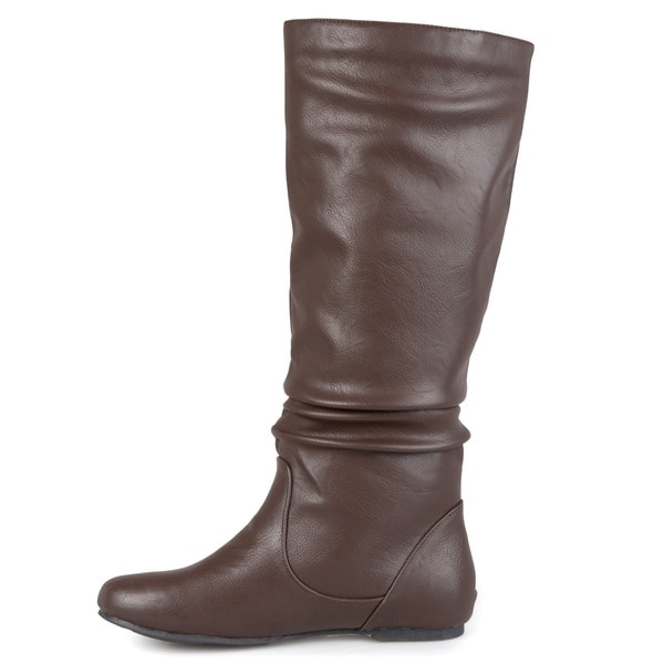 womens wide calf slouch boots