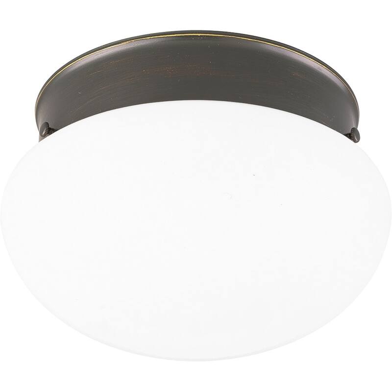 Progress Lighting Bronze 2-light Semi-flush Mount Fixture