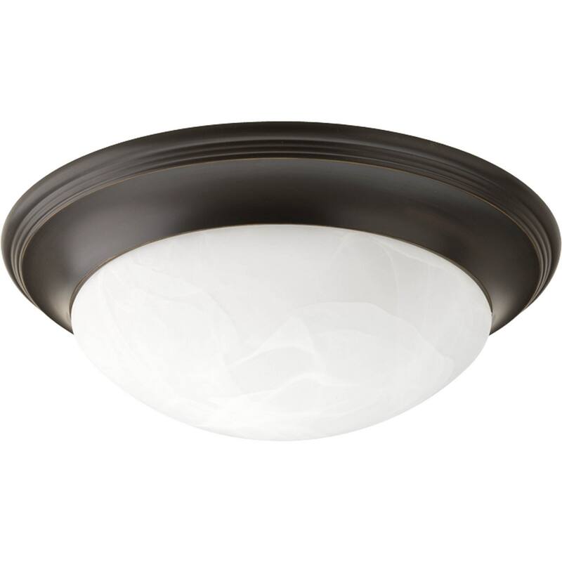 Progress Lighting Bronze 1-light Semi-flush Mount Fixture