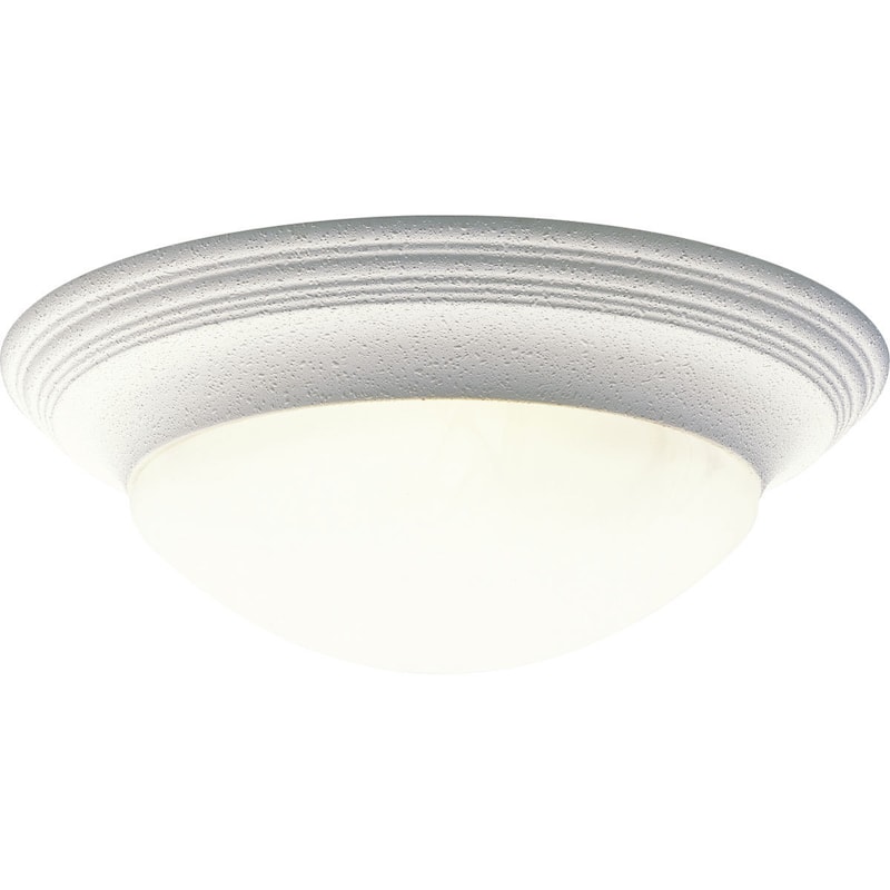 Progress Lighting White 3-light Semi-flush Mount Fixture - N/A