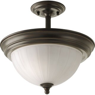Progress Lighting Bronze Semi-flush Fixture