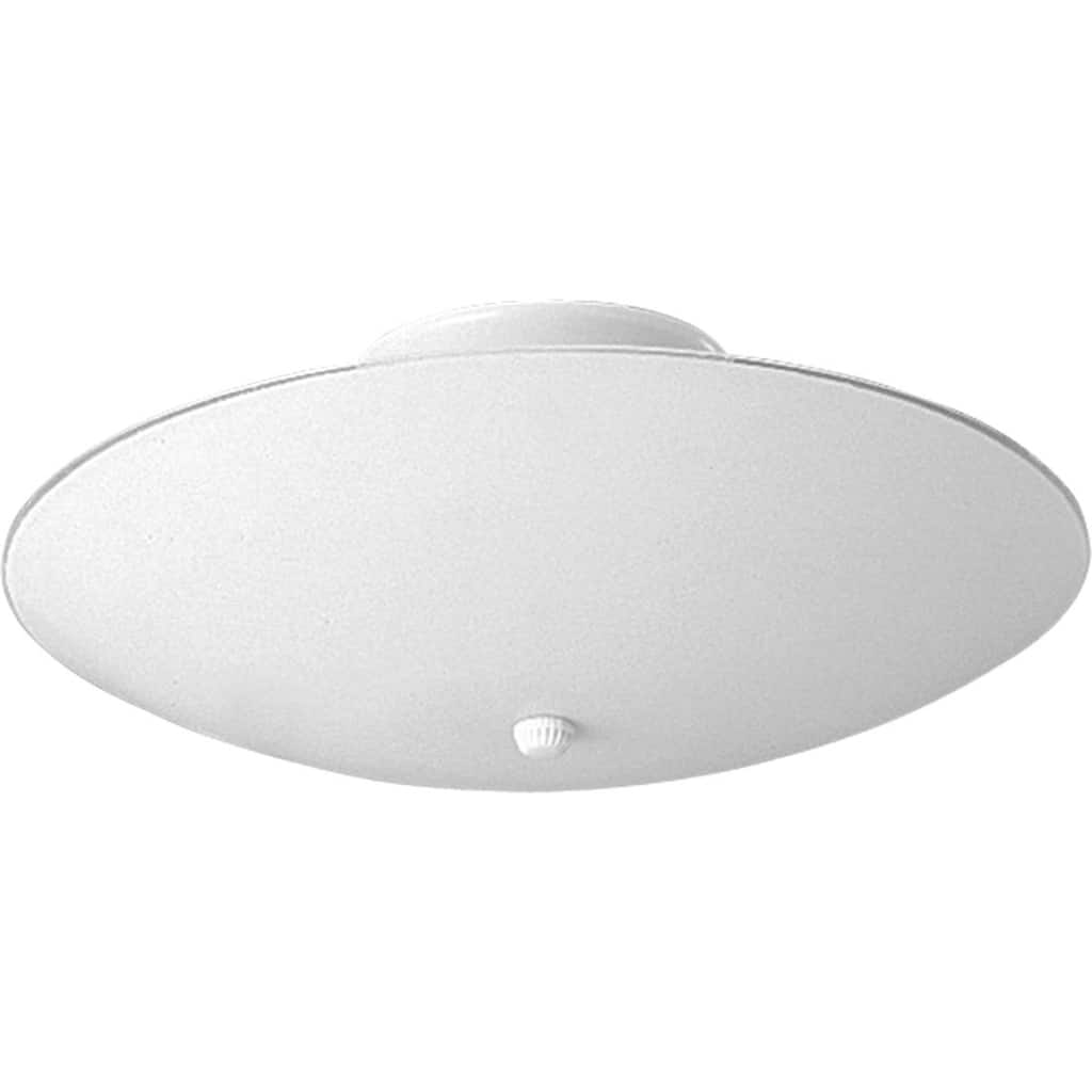Progress Lighting White 3-light Semi-flush Mount Fixture