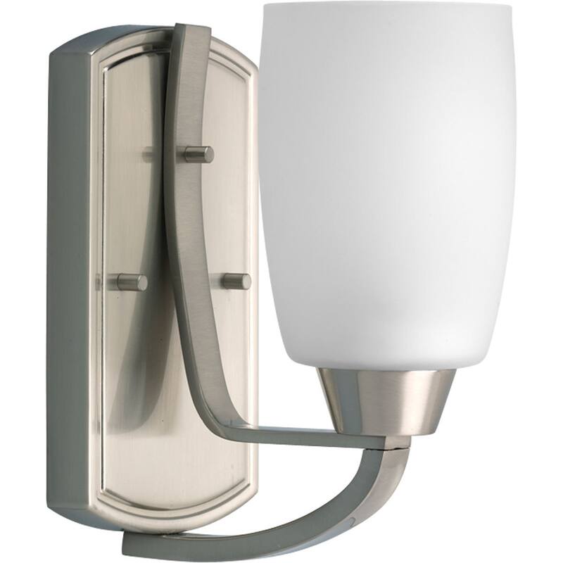 Progress Lighting Silvertone Wisten Collection 1-light Brushed Nickel Wall Bracket