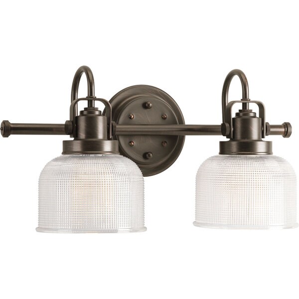 Progress Lighting Bronze Archie Collection 2 Light Venetian Progress Lighting Bronze Archie Collection 2 Light Venetian Bath