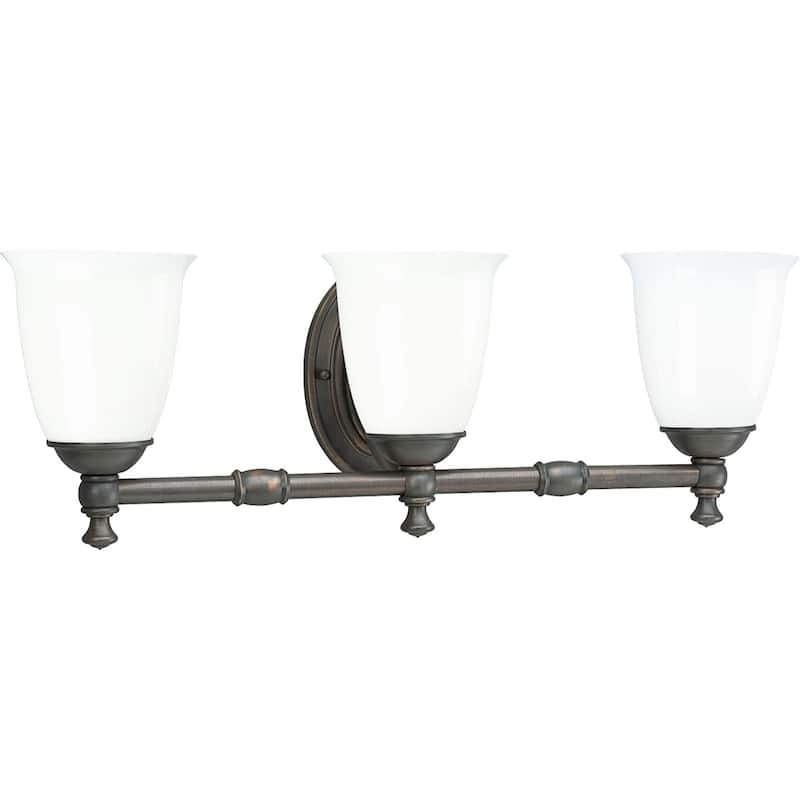 Progress Lighting Bronze Victorian Collection 3-light Venetian Bronze Bath Light