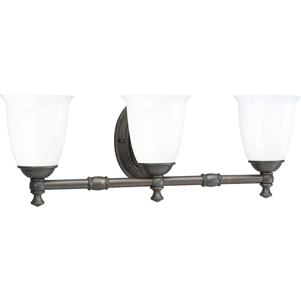 Progress Lighting Bronze Victorian Collection 3-light Venetian Bronze Bath Light
