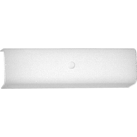 Channel Glass Collection 2-Light White White Glass Traditional Bath Vanity Light
