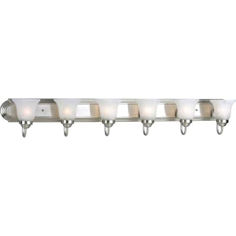 Progress Lighting Silvertone 6-light Brushed Nickel Bath Light - N/A