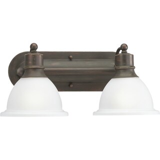 Progress Lighting Bronze Madison 2-light Bath Light