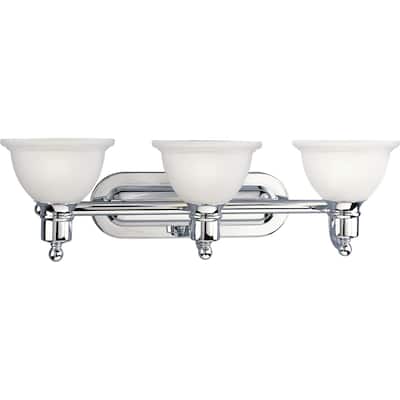 Progress Lighting Silvertone Madison 3-light Bath Light