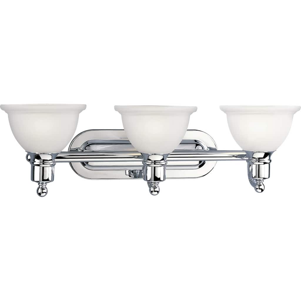 Progress Lighting Silvertone Madison 3-light Bath Light