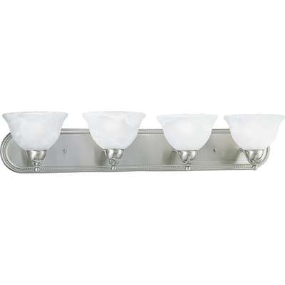 Progress Lighting Silvertone Avalon 4-light Bath Light