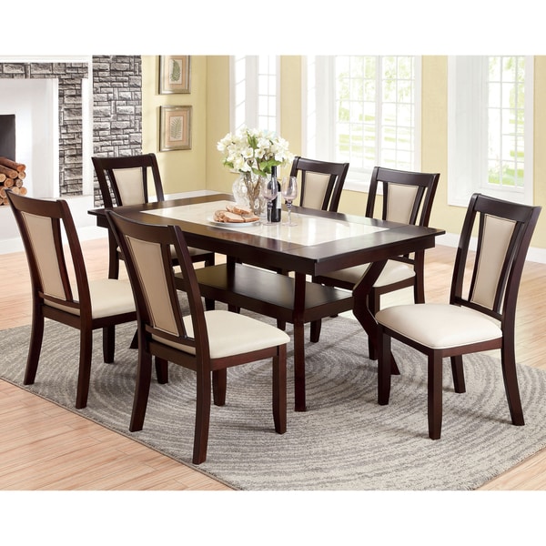 Cherry wood dining table and 2024 chairs