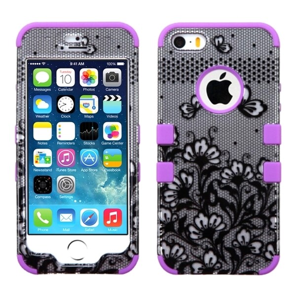 Shop INSTEN Pattern Design Shock Proof PC Soft Silicone ...