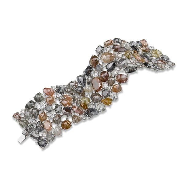 Neda Behnam 18k White Gold 210 1 8ct Tdw Rough Diamond Bracelet Neda Behnam 18k White Gold 210 1 8ct Tdw Rough Diamond Bracelet