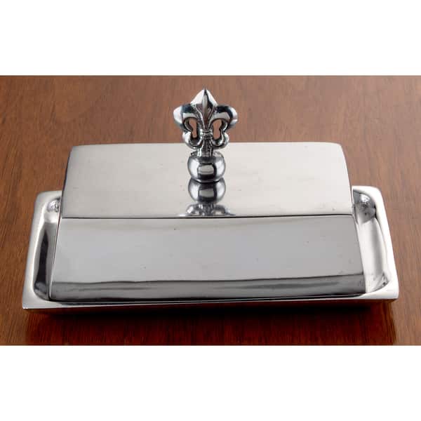 Fleur de Lis Square Butter Dish Bed Bath & Beyond 9352202