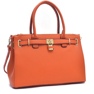 Rioni 'The Patti Bag' Signature Brown Handbag - 14528211 - Overstock ...