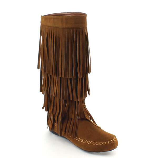 mudd fringe boots