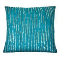Trendsage Sequins Teal Decorative Accent Pillow