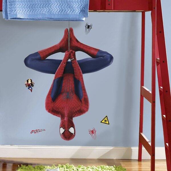 slide 2 of 3, The Amazing Spider-Man 2 Web Slinging Peel and Stick Giant Wall Decals