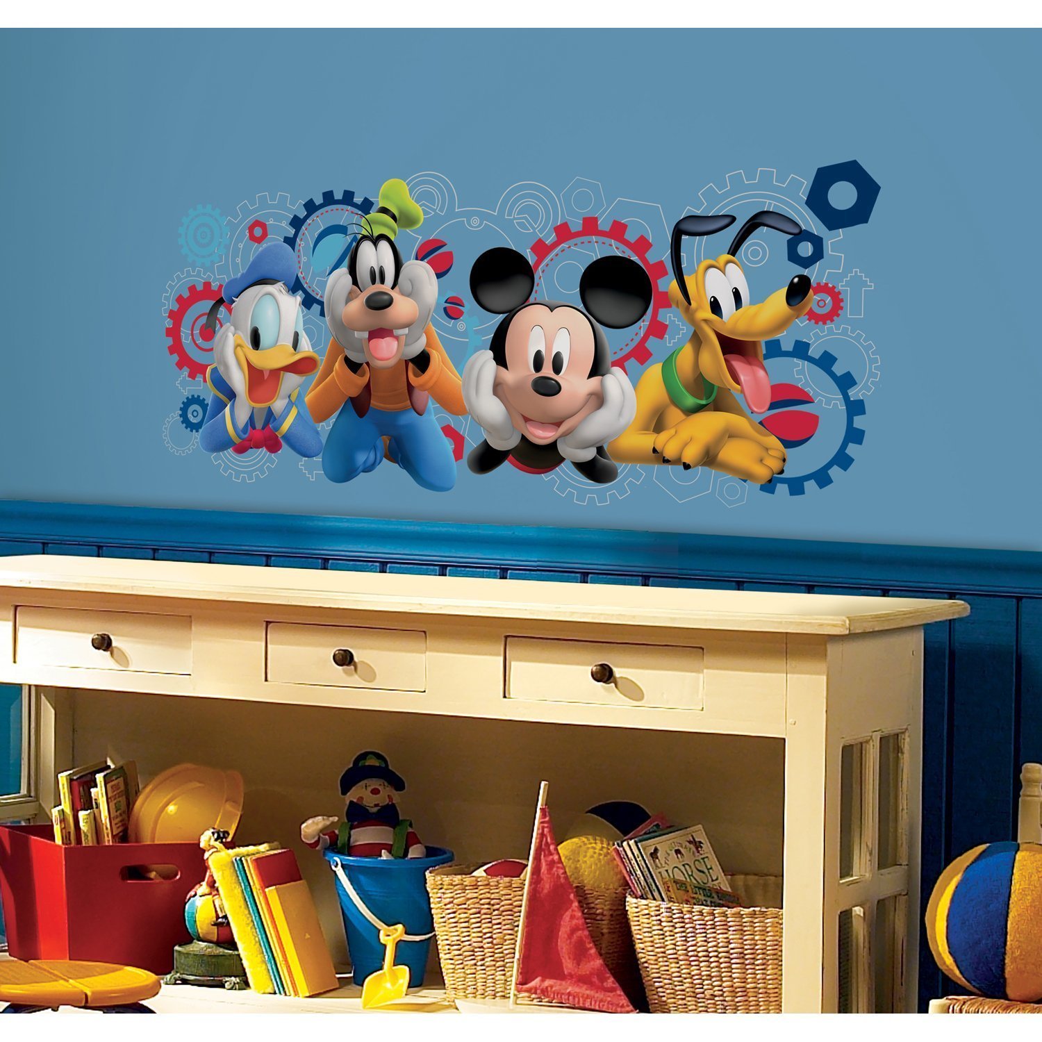 Disney Mickey Mouse Clubhouse Capers Peel and Stick Giant Wall Decals