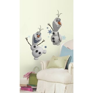 Disney Frozen Olaf The Snow Man Peel and Stick Wall Decals