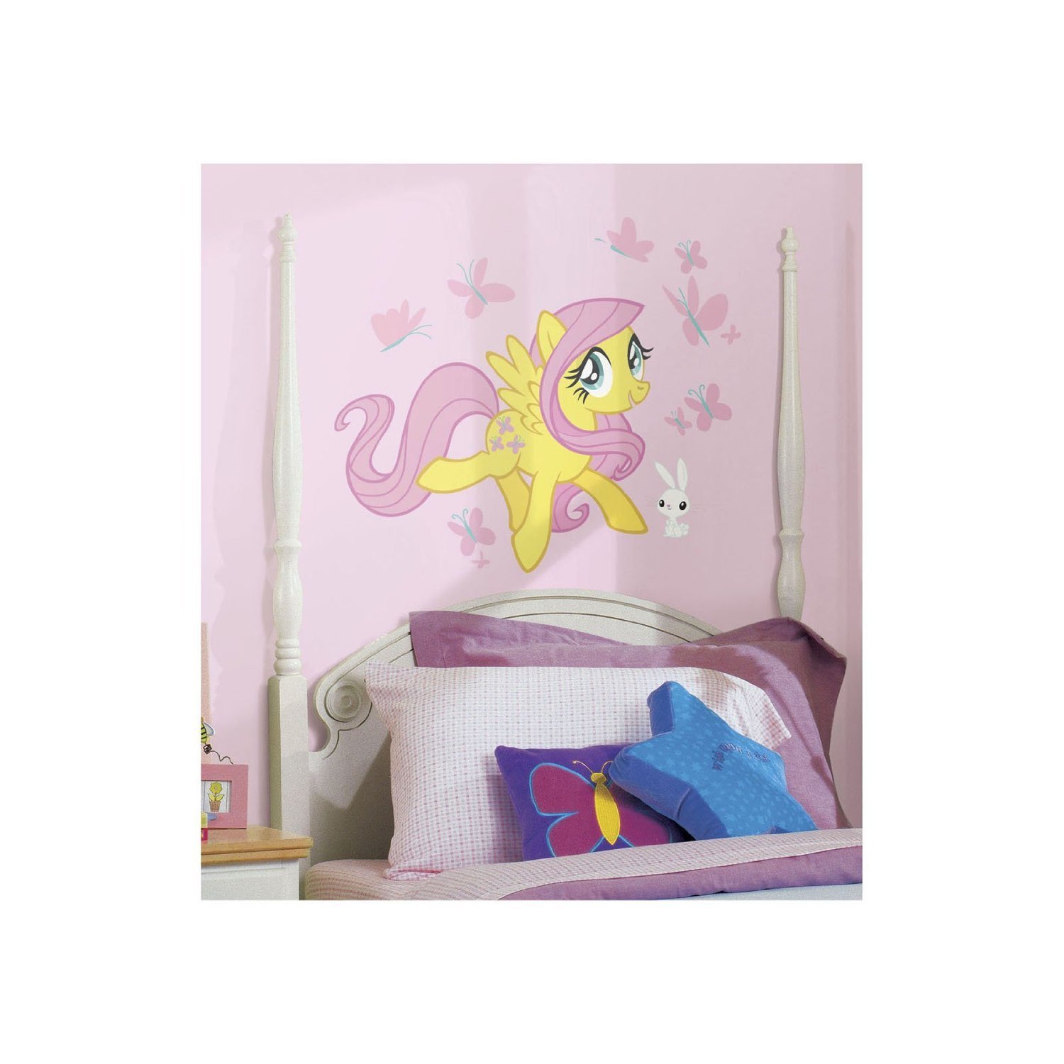 Fluttershy Peel and Stick Giant Wall Decals Bed Bath & Beyond 9352715