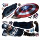 preview thumbnail 2 of 1, Marvel Captain America Peel and Stick Giant Wall Decals