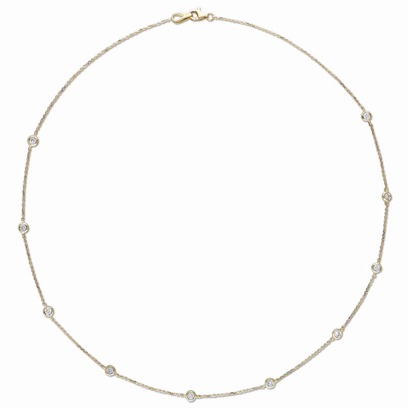 Miadora Signature Collection 14k Yellow Gold 3/4ct TDW Necklace