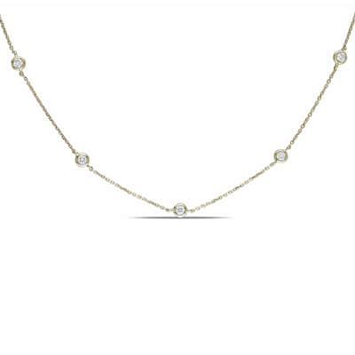 Miadora Signature Collection 14k Yellow Gold 3/4ct TDW Necklace