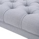 preview thumbnail 48 of 63, Scarlette Tufted Fabric Ottoman Bench by Christopher Knight Home - 41.00" L x 17.25" W x 16.75" H