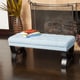 preview thumbnail 26 of 63, Scarlette Tufted Fabric Ottoman Bench by Christopher Knight Home - 41.00" L x 17.25" W x 16.75" H