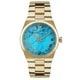 preview thumbnail 2 of 2, Michael Kors Women's MK5894 Channing Turquoise Dial Goldtone Stainless Steel Watch