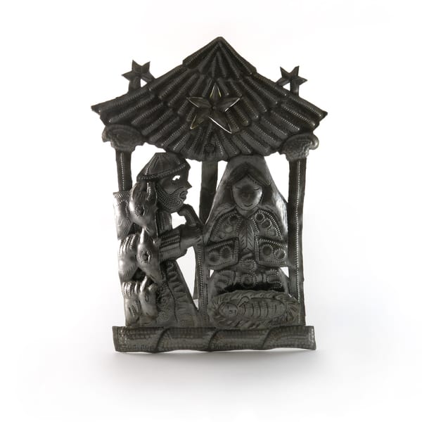 Handmade Steel Drum Nativity Scene Wall Art (Haiti) Bed Bath & Beyond 9354518
