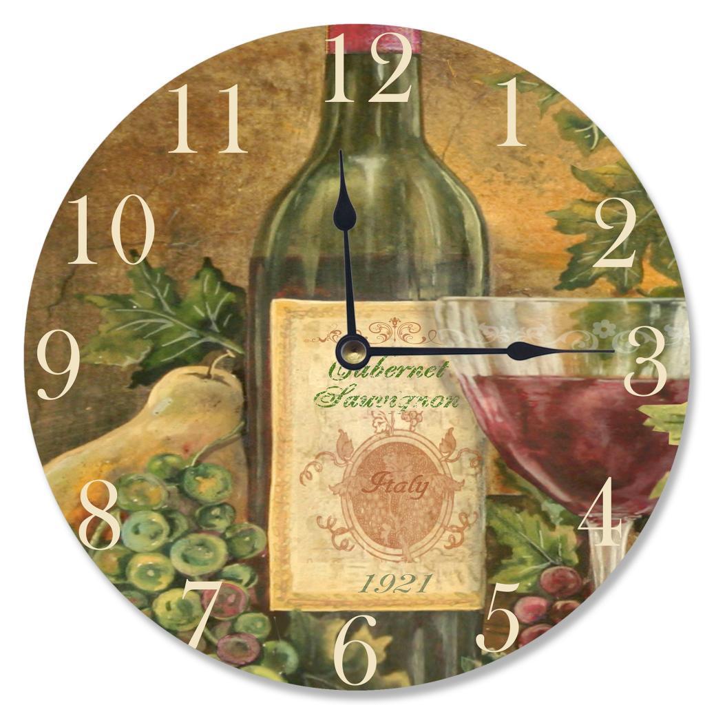 Shop Grapes Of Tuscany Vanity Clock Free Shipping On Orders Over