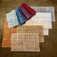 Miranda Haus Cotton Checkers 2-piece Non-skid Bath Rug