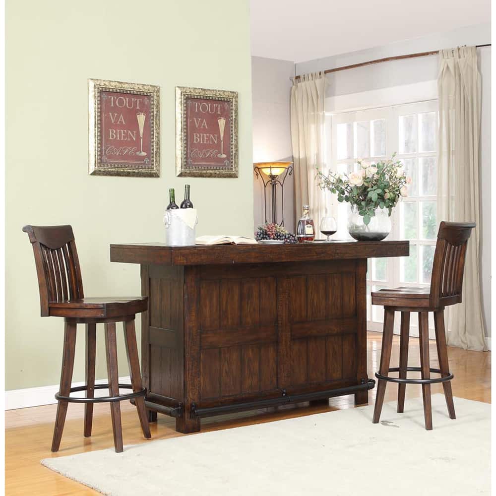 Whitaker Furniture Gettysburg 3-piece Bar and Stool Set