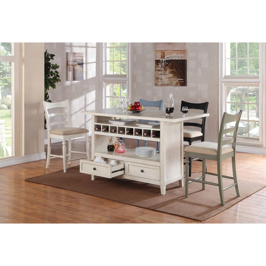 Whitaker Furniture Rustic Serving Island