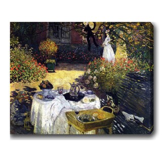 Claude Monet 'The Lunch' Canvas Art - Free Shipping Today - Overstock ...