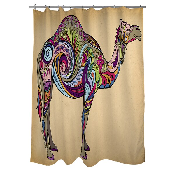 Camel Shower Curtain