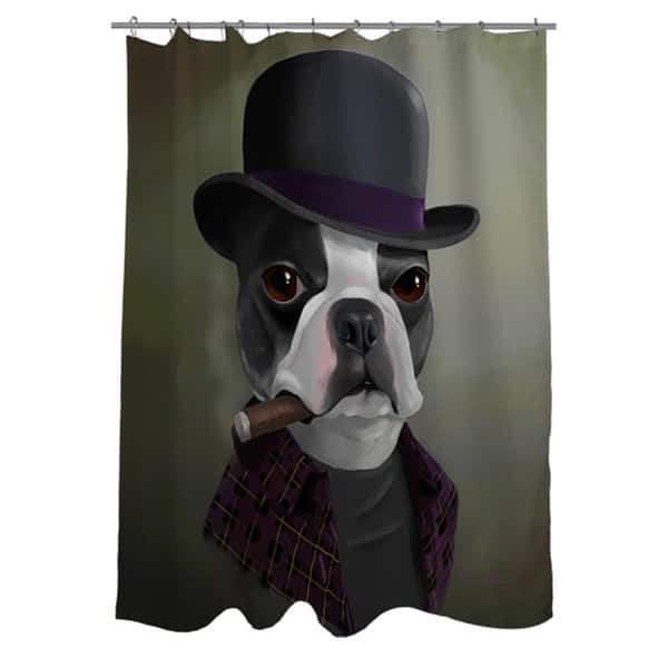 Shop Bt Bowler Hat Shower Curtain On Sale Free Shipping Today