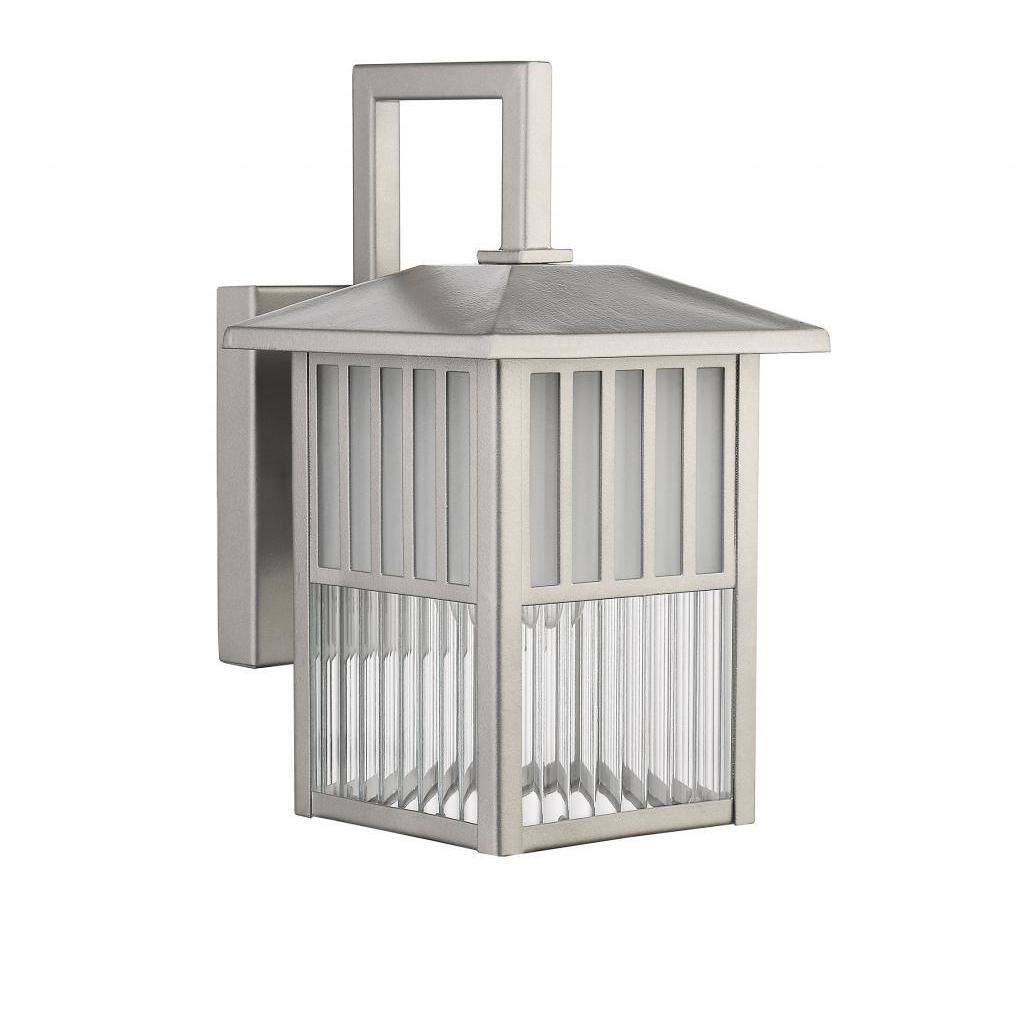Chloe Transitional 1-light Brushed Nickel Outdoor Wall Fixture
