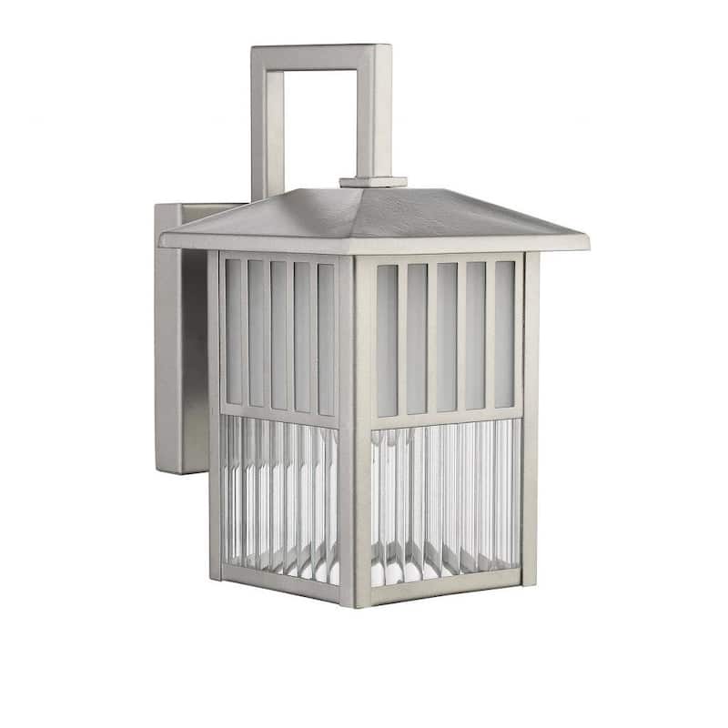 Chloe Transitional 1-light Brushed Nickel Outdoor Wall Fixture - Nickel